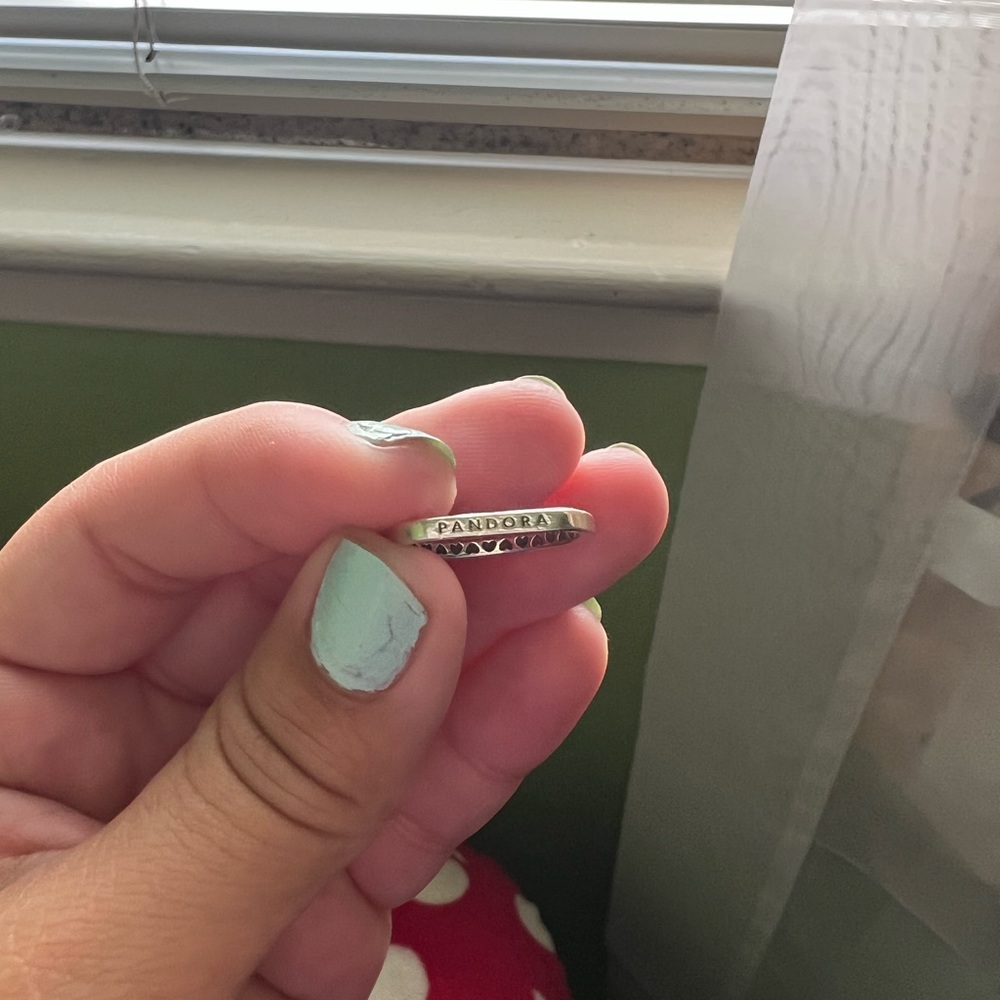 Pandora Signature Sterling Silver Logo Ring